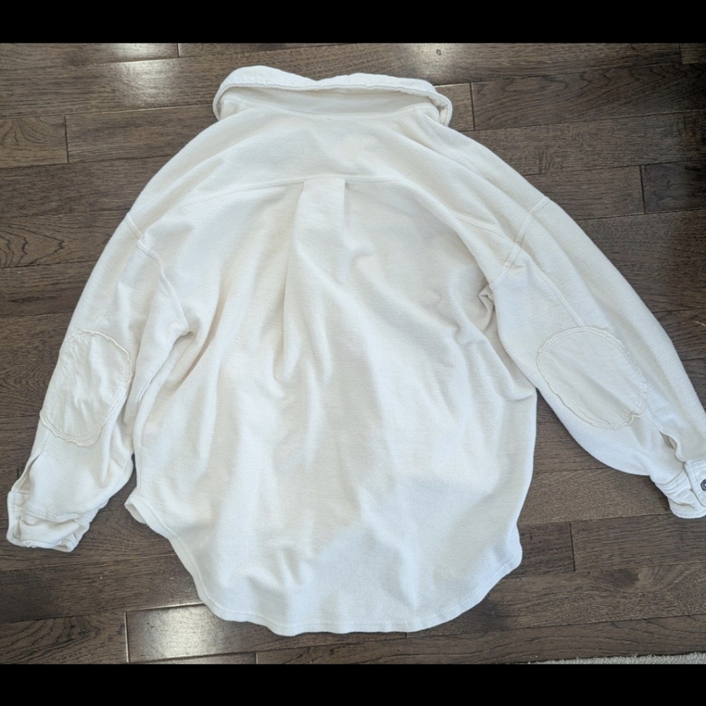 Free People Ruby Fleece Button Down Shacket NWT S… - image 3